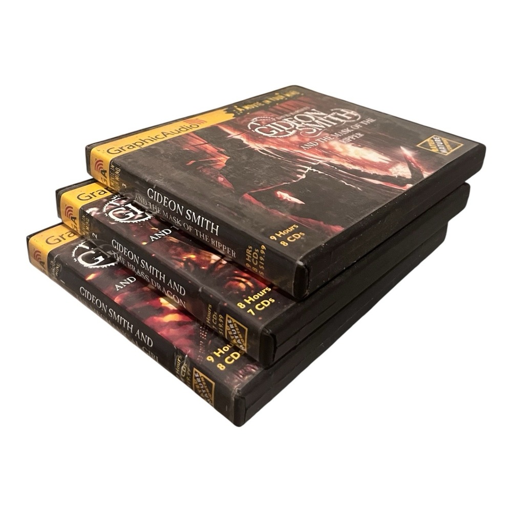 GraphicAudio CD David Barnett Gideon Smith Set #1-3 Fiction